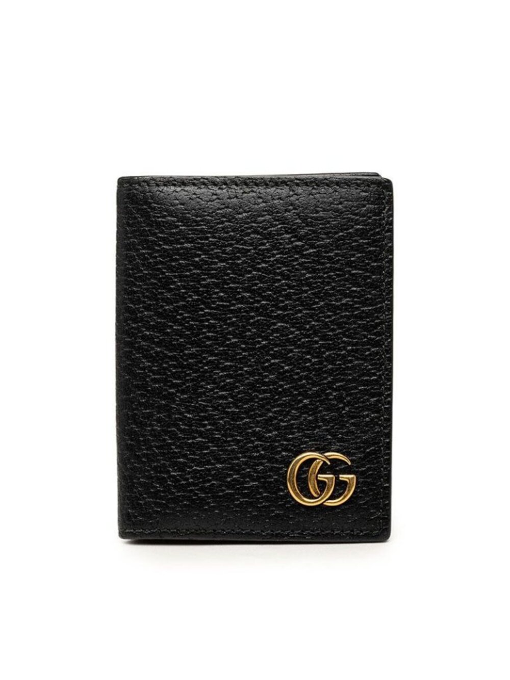Gucci GG Marmont Card Case Black Leather